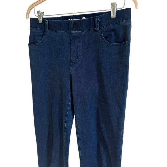 Betabrand Straight Leg Jeans Pant Stretch, Dark Indigo, Size L - Picture 3 of 7